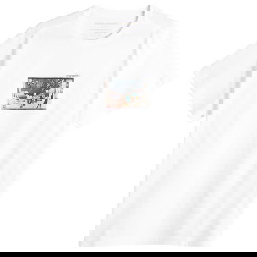 Majica Maharishi Maharishi Travellers In Snow Graphic Tee, Size Large Bela | 2213-WHT, 0