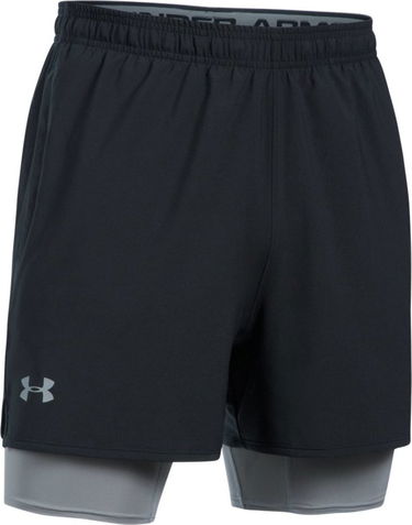 Kratke hlače Under Armour Qualifier 2-in-1 Shorts Črna | 1289625-001, 0