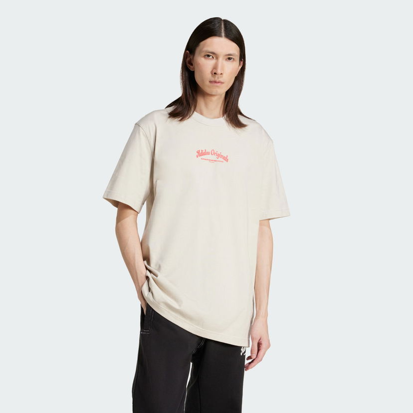 Majica adidas Performance Classic Logo Graphic T-Shirt Bež | JD0667