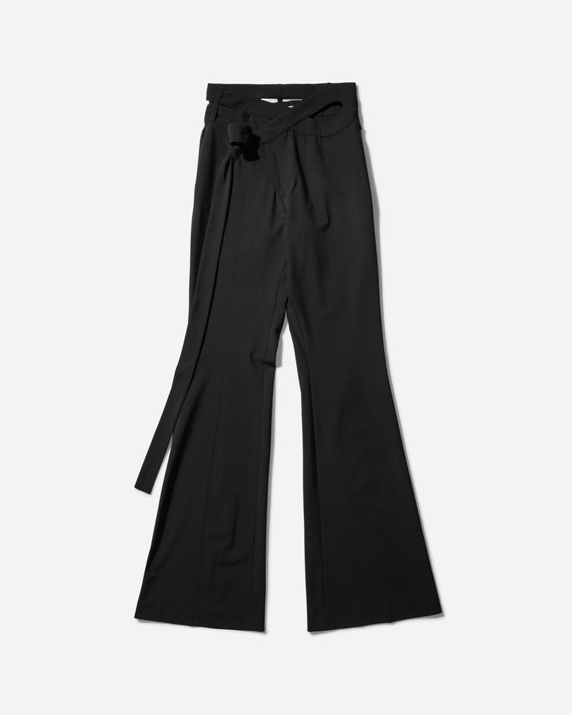 Hlače Ottolinger Flared Wrap Suit Pants Črna | 2223080299 BLK