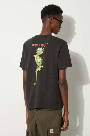 Majica Human Made Graphic T-Shirt With Print Črna | HM27TE012, 4
