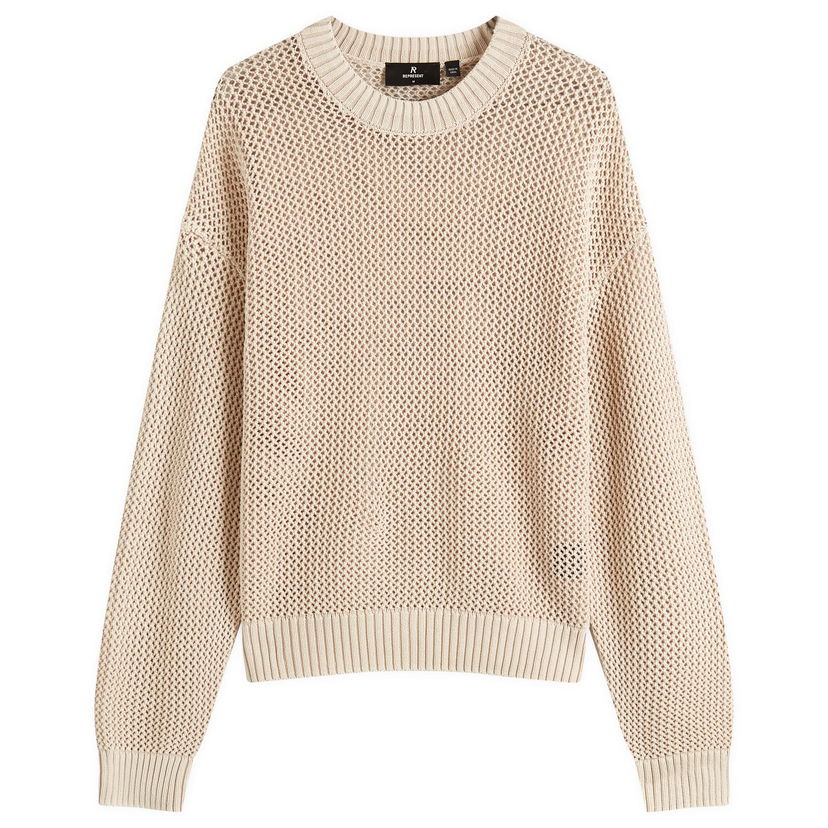 Pleteni pulover Represent Clo Represent Open Gauge Knit Sweater Bež | MLM3821-26