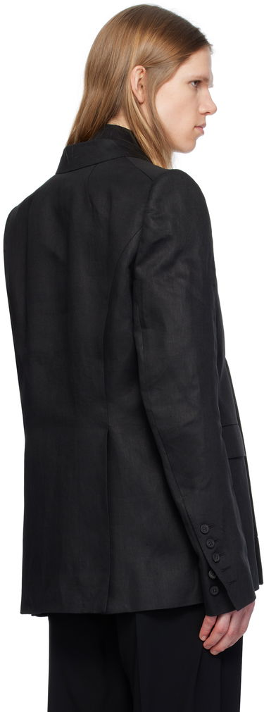 Jakna Rick Owens Rick Owens Hollywood JMF Double-Breasted Blazer Črna | RU01E5732 TWL, 2