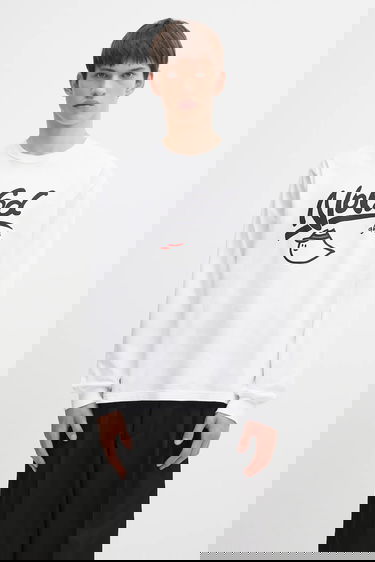 Majica Neighborhood NH . TEE LS-9 Long-Sleeve T-Shirt with 'Noha Ghost' Print Bela | 252PCNH.LT09, 0