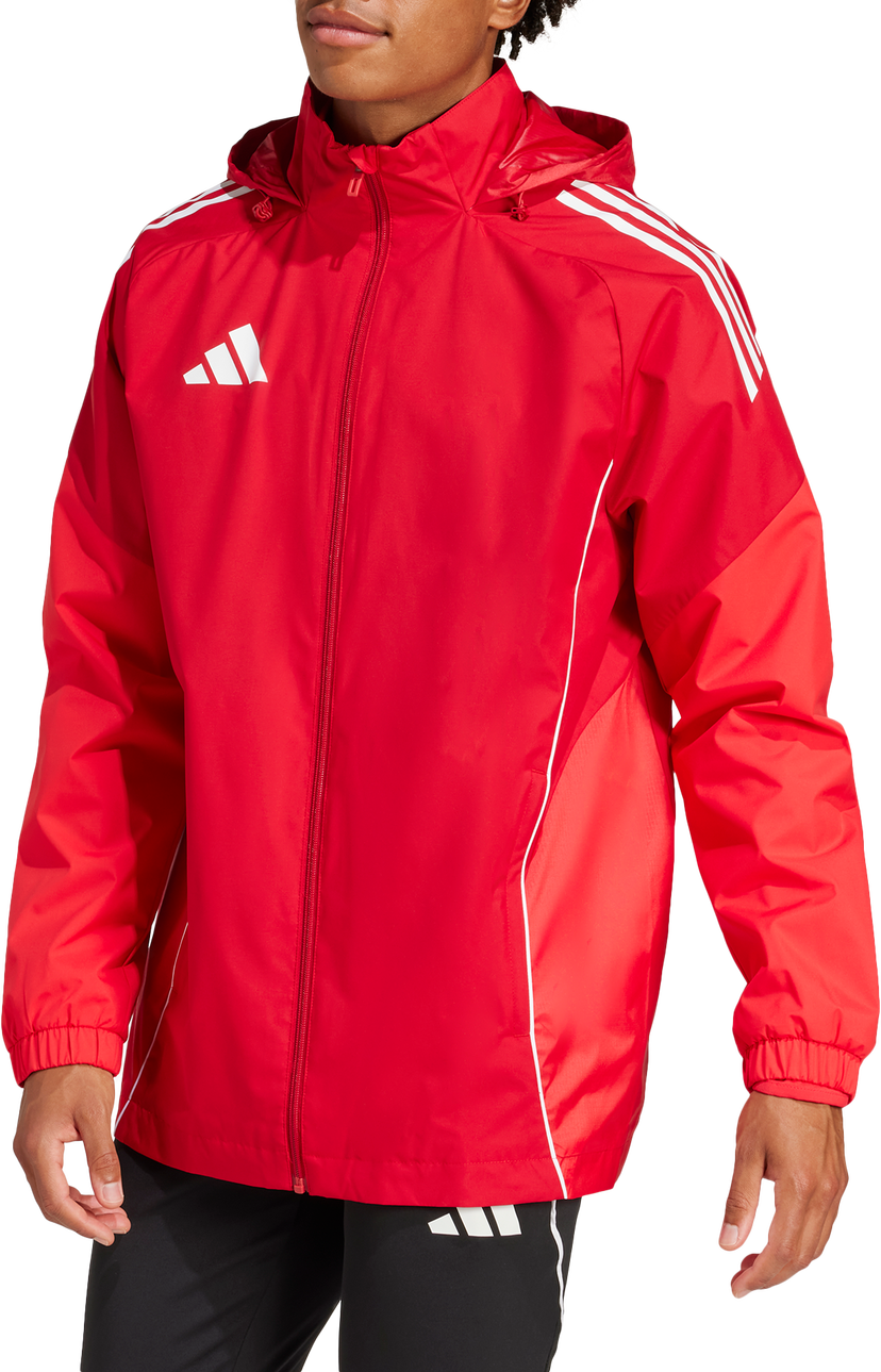 Vetrovka adidas Originals adidas TIRO25C All-Weather Hooded Jacket Rdeča | ji6503