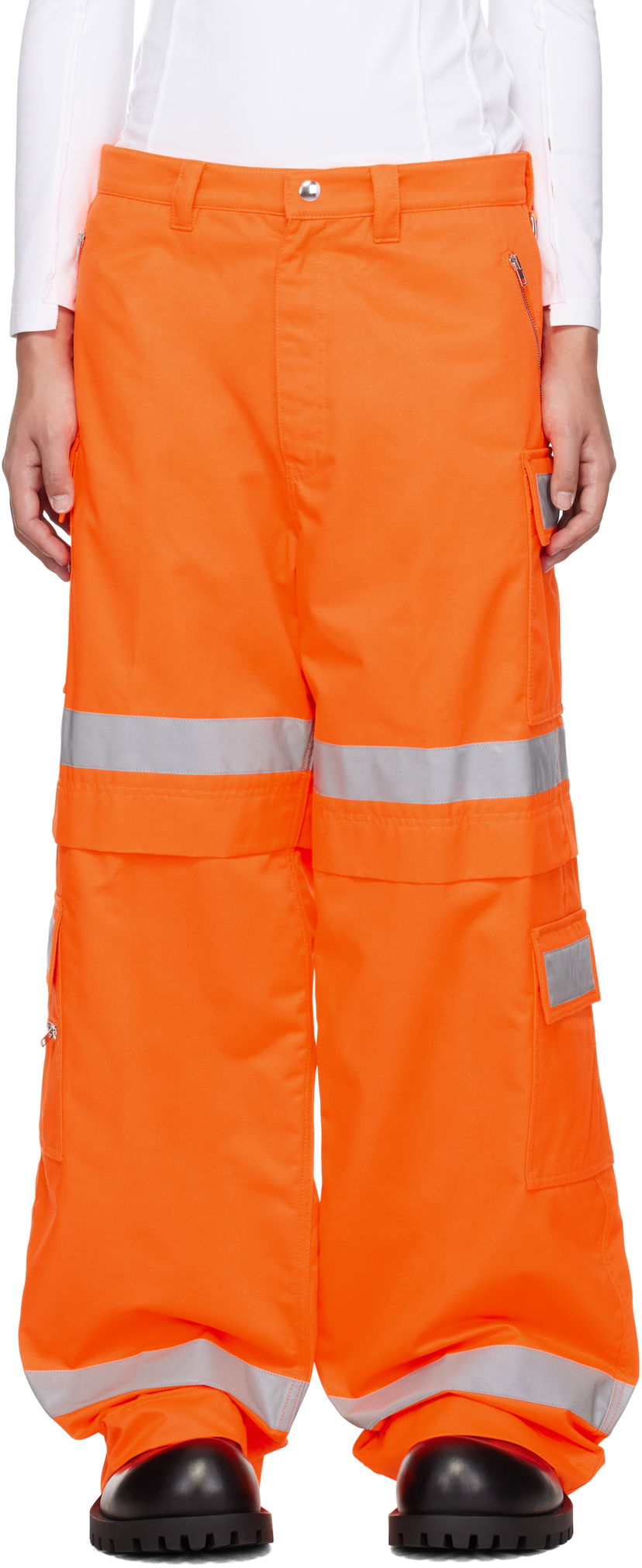 Cargo hlače VETEMENTS Vetements Workwear Cargo Pants Oranžna | UA66PA300O