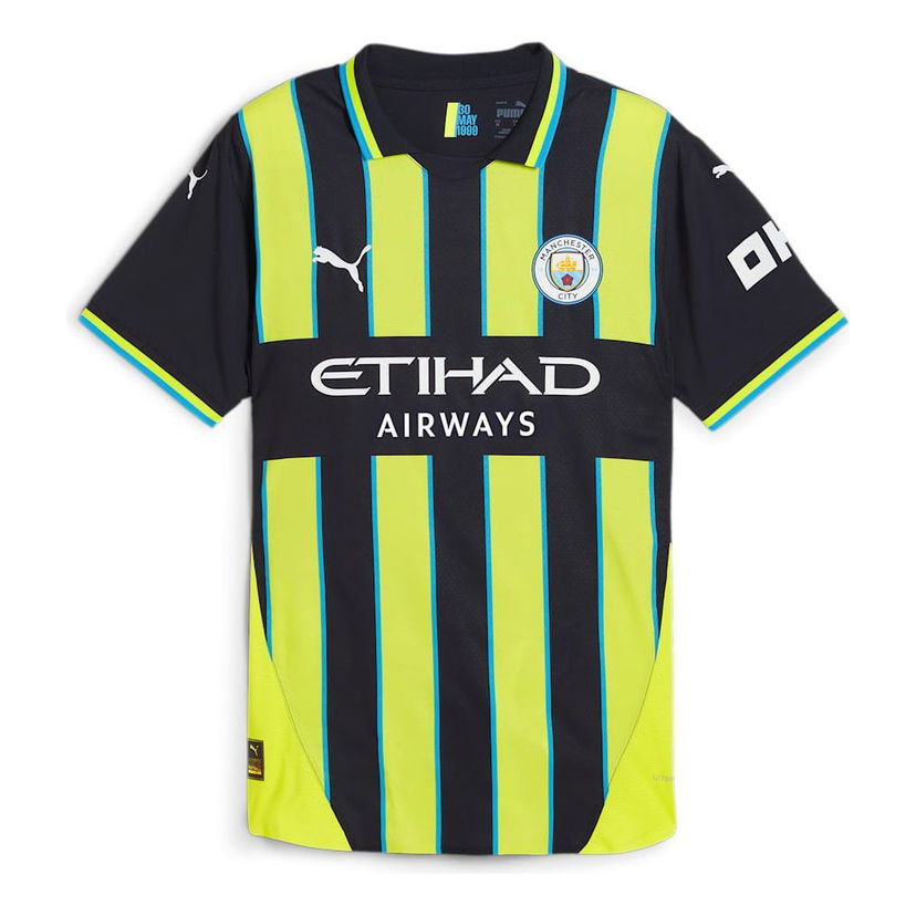 Dres Puma Manchester City 24/25 Away Authentic Jersey Črna | 775085-02