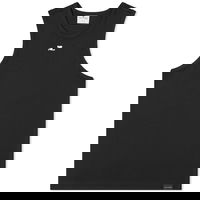 Sports Light Lycra Tank Top Black Size Large