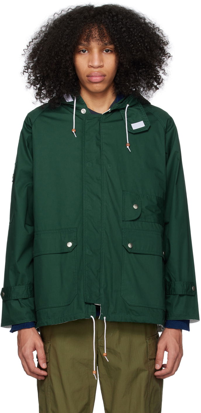 Parka BEAMS BEAMS PLUS Sailing Reversible Jacket Zelena | 38180039139