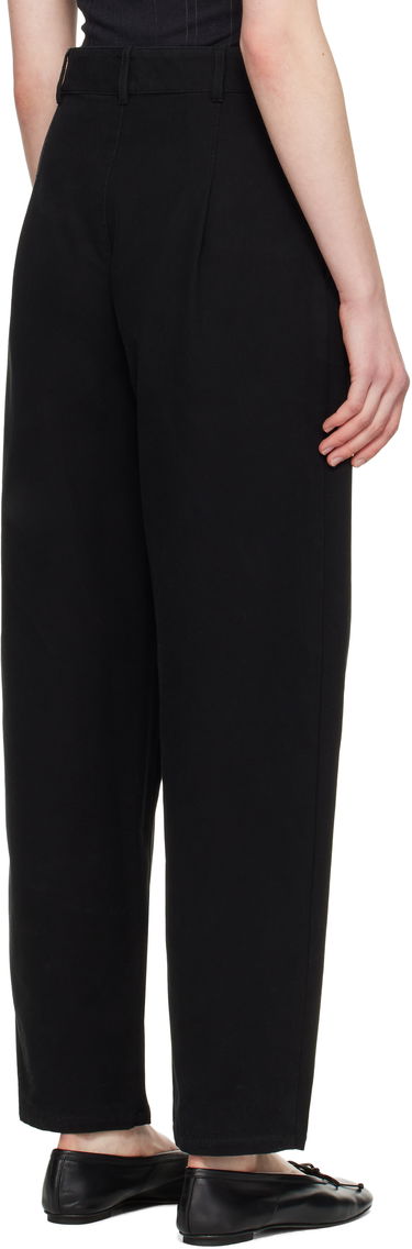 Hlače A.P.C. A.P.C. Willow Pleated Carrot Fit Trousers Črna | COGBJ-F08486, 2