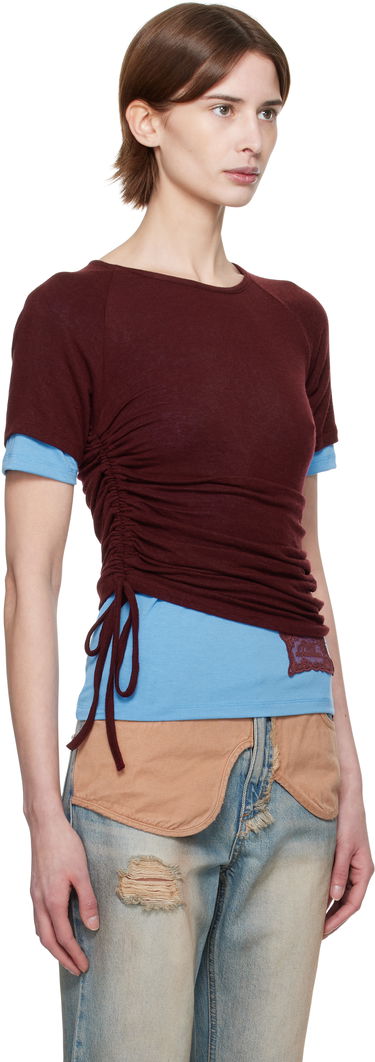 Majica Andersson Bell Andersson Bell Cindy String Layered T-Shirt Modra | atb1265w, 4