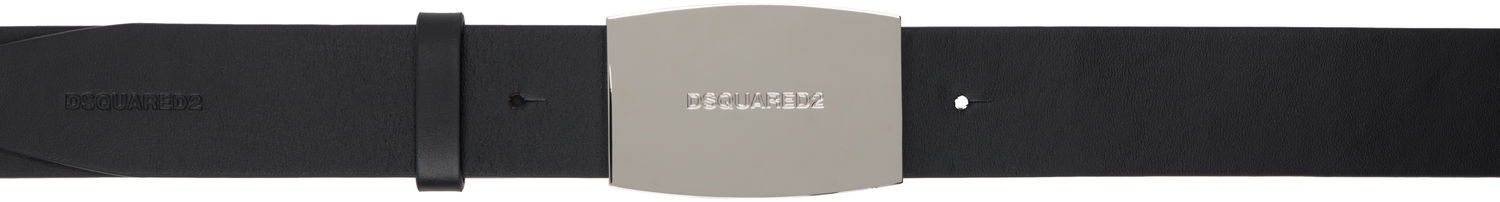 Pasovi DSQUARED2 Dsquared2 City Nights Plaque Belt Črna | BEM0622_01500001_M802, 0