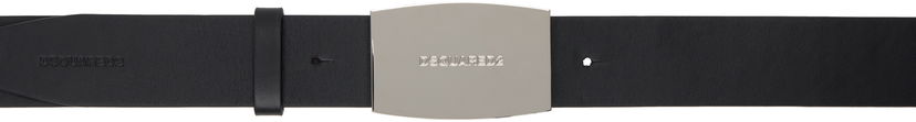 Pasovi DSQUARED2 Dsquared2 City Nights Plaque Belt Črna | BEM0622_01500001_M802