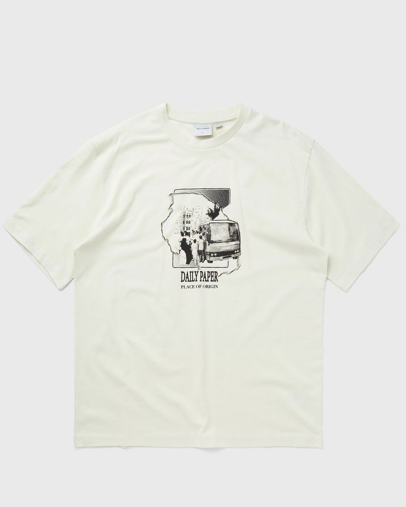 Majica DAILY PAPER Place of Origin Shortsleeves Bela | 2413011