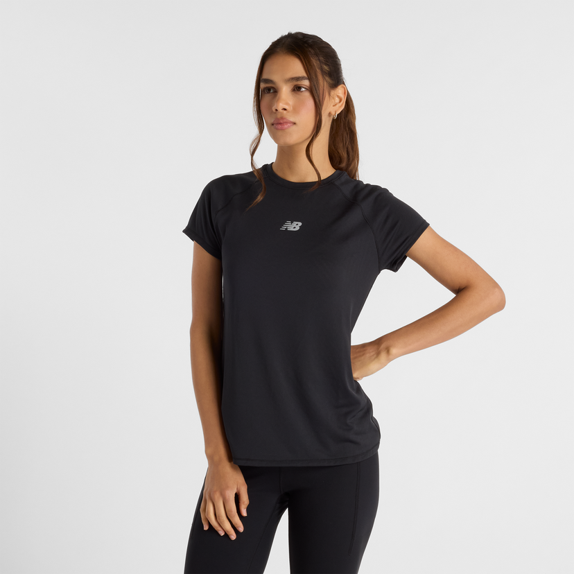Majica New Balance Women's Training T-Shirt Črna | NBWT51223BK