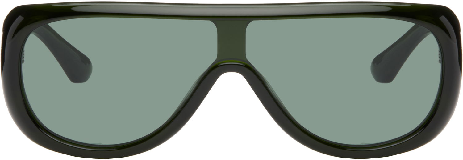 Sončna očala Port Tanger Port Tanger Sayf Sunglasses Zelena | SSENSE Exclusive Aviator, 0