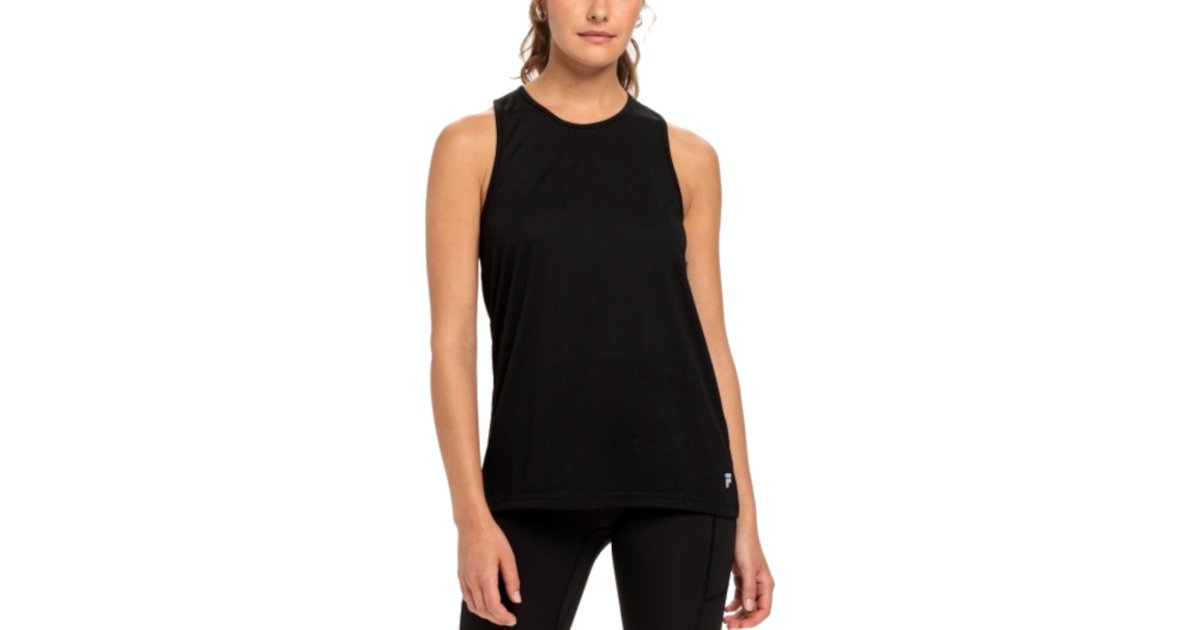 Majica brez rokavov FILA Rastede Tank Top Črna | faw0498-80010, 1