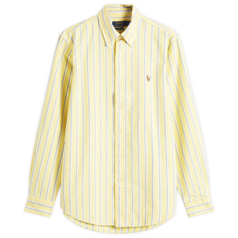 Srajce Polo by Ralph Lauren Ralph Lauren Custom Fit Oxford Shirt, Size Large Rumena | 710928918005