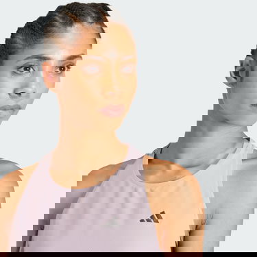 Majica brez rokavov adidas Performance Own the Run Tank top Lila | IN8313, 5