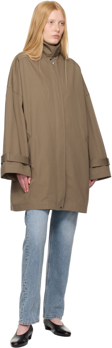 Trenčkot TOTEME TOTEME Oversized Trench Coat Rjava | 253-WRO0220-FB0490, 3