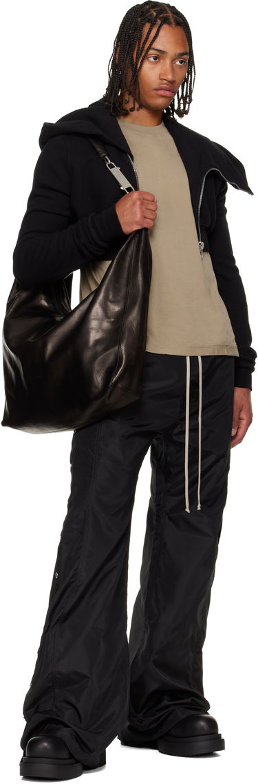 Trenirka Rick Owens DRKSHDW Concordians Pusher Elastic Waist Wide-Leg Track Pants Črna | DU02E7393 NCV, 3