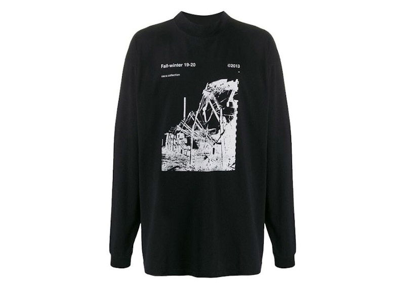 Majica Off-White Mirko Artist Over Long Sleeve T-Shirt Črna | OMAB032F191850131001