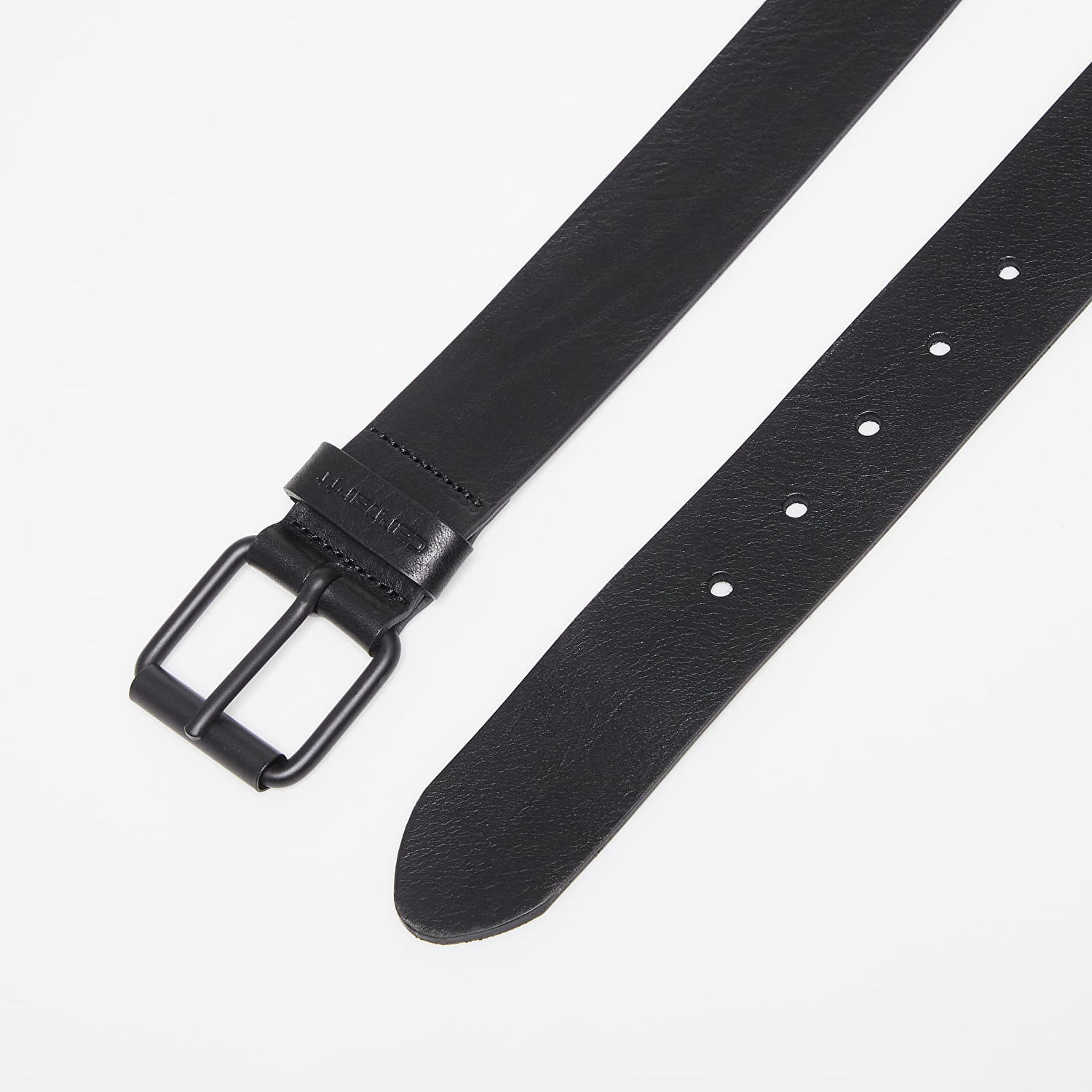 Pasovi Carhartt WIP Leather Script Belt Črna | I030992.00EXX, 1