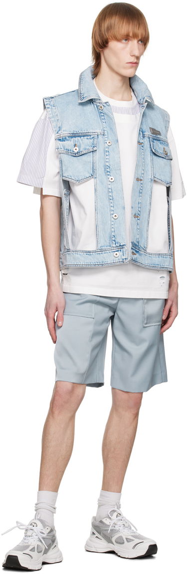 Kratke hlače Feng Chen Wang Feng Chen Wang Panel Shorts Modra | FMS15ST03, 3