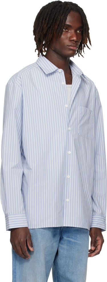 Srajce A.P.C. A.P.C. Malo Striped Shirt Siva | COHJJ-H12532, 4