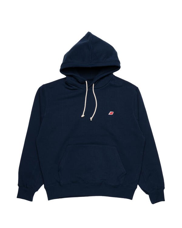 Pulover New Balance Made in USA Hoodie Mornarica | MT21540_NGO, 0
