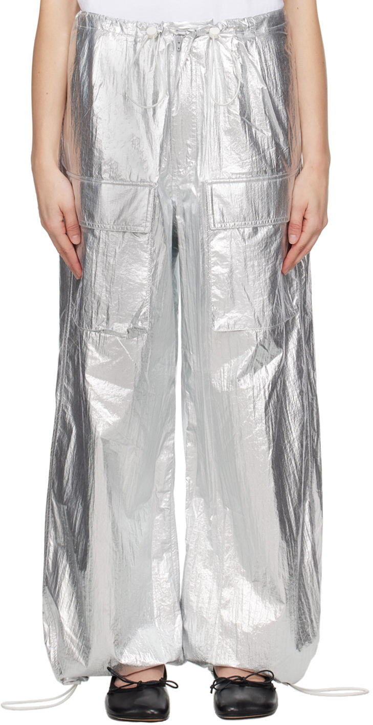 Hlače Maison Margiela MM6 Tyvek Trousers Siva | S52KA0478 S78538