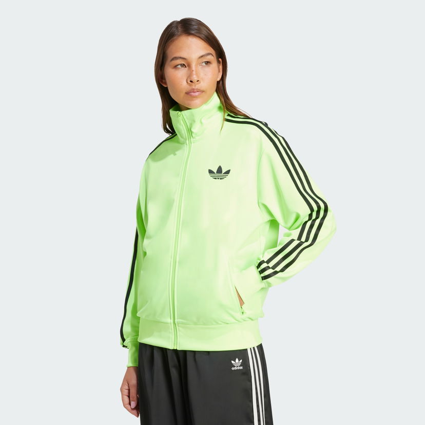 Jakna adidas Performance Adicolor Classic Firebird Loose Track Jacket Zelena | JX7859
