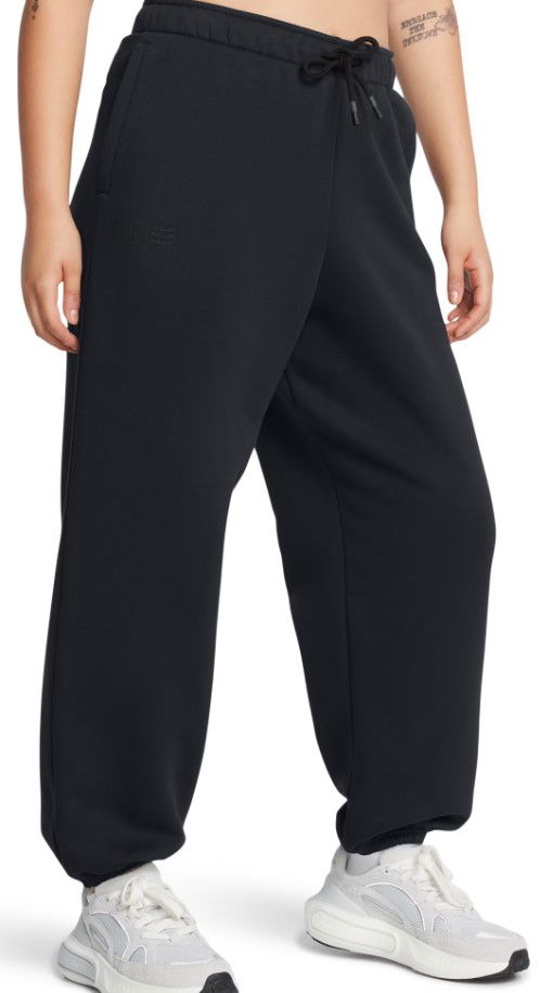 Trenirka Under Armour Icon Fleece Oversized Sweatpants Črna | 1386503-001
