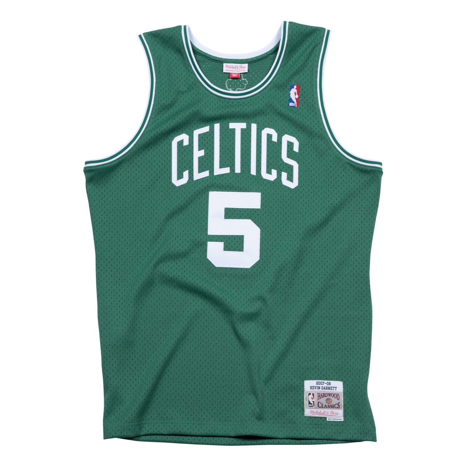 Dres Mitchell & Ness NBA Swingman Jersey Boston Celtics Kevin Garnet Zelena | SMJYGS18143-BCEKYGN07KGA, 0