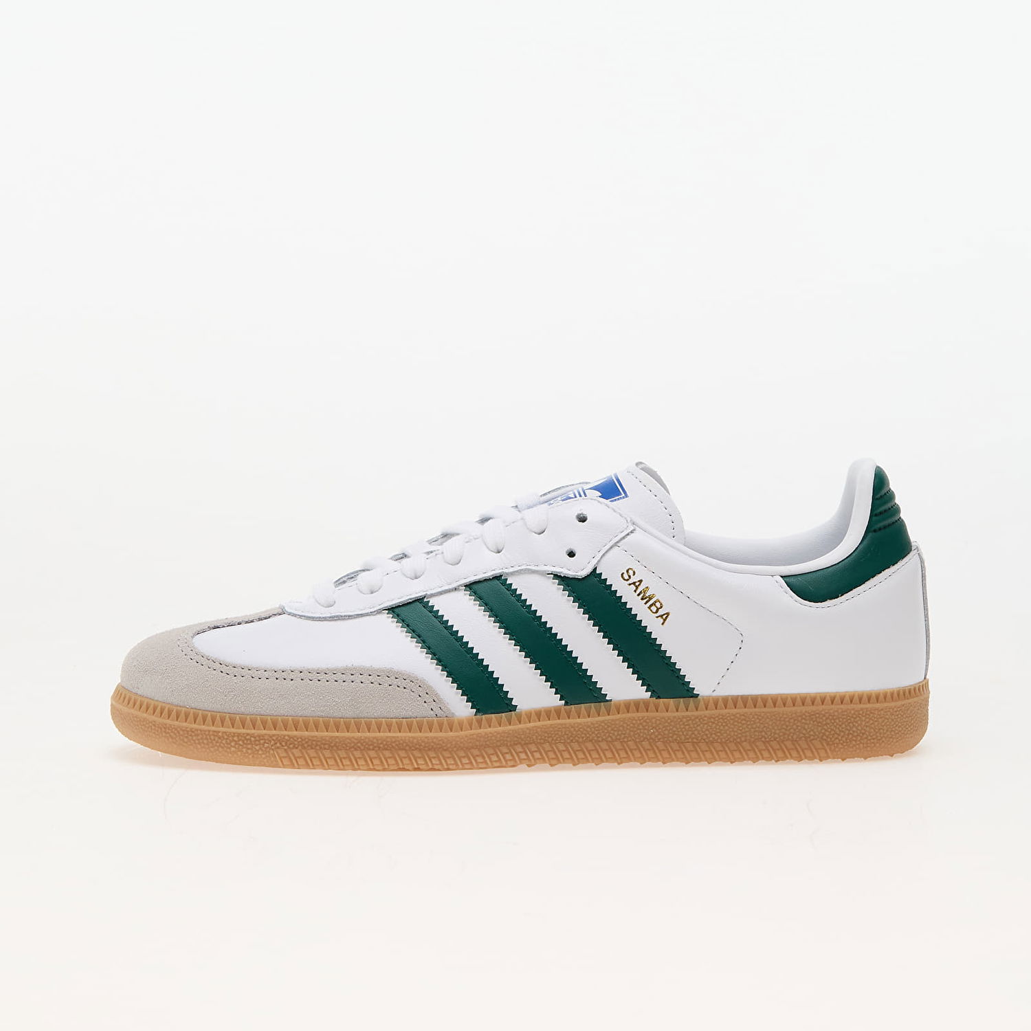 Superge in čevlji adidas Originals adidas Samba Og Ftw White/ Collegiate Green/ Gum Bela | IE3437, 0