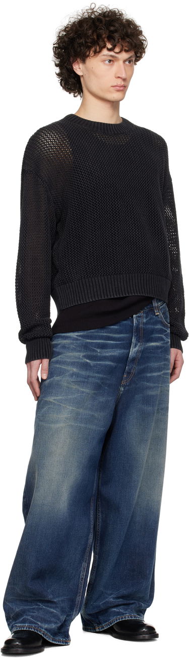 Pleteni pulover Represent Clo Represent Open Gauge Knit Sweater Črna | MLM3821, 3