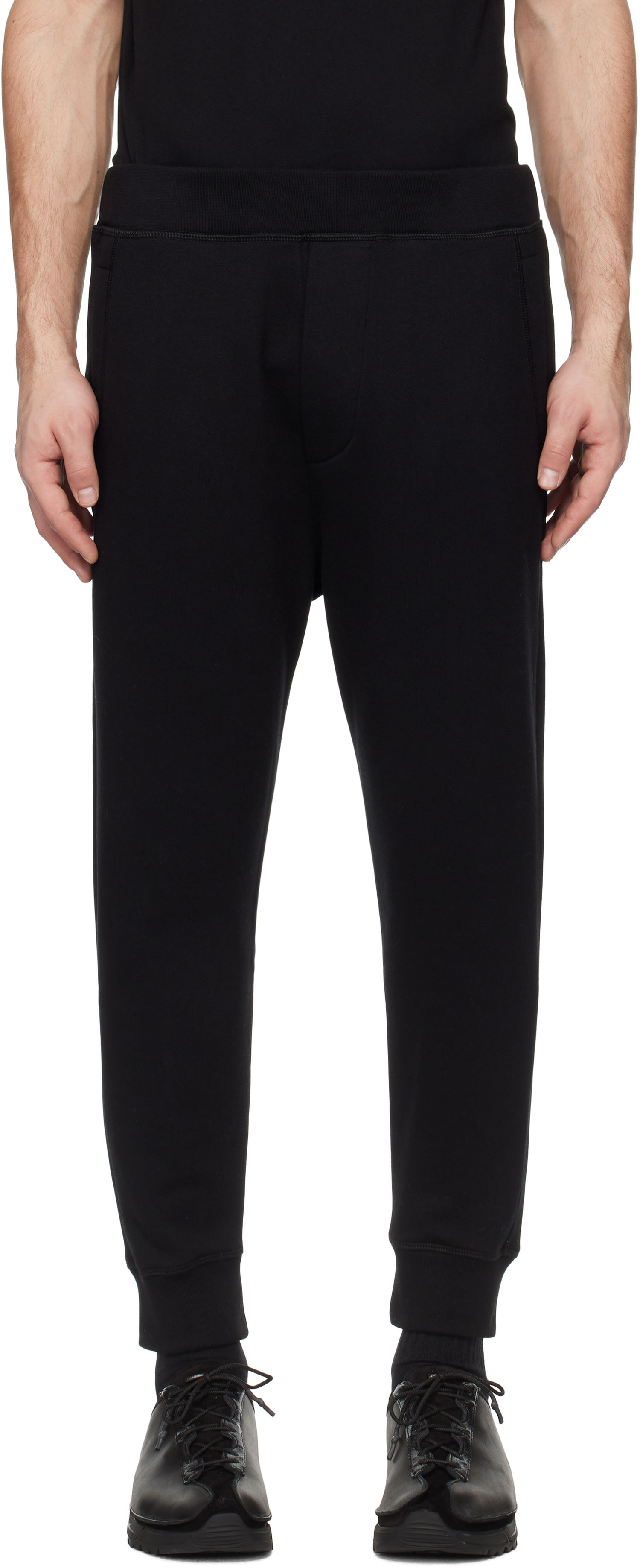 Trenirka DSQUARED2 Dsquared2 Dean Fit Relax Sweatpants Črna | S74KB1001_S25516, 0