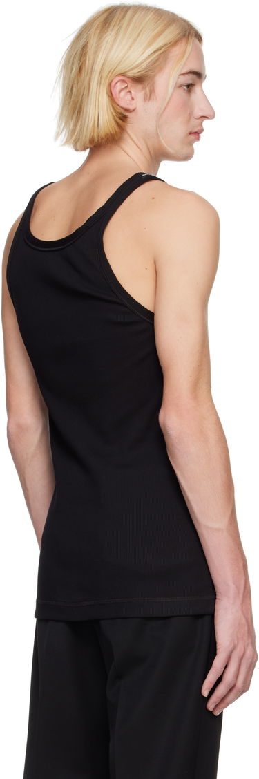 Majica brez rokavov Dolce & Gabbana Logo Patch Tank Top Črna | G8PA8ZG7N4G, 2