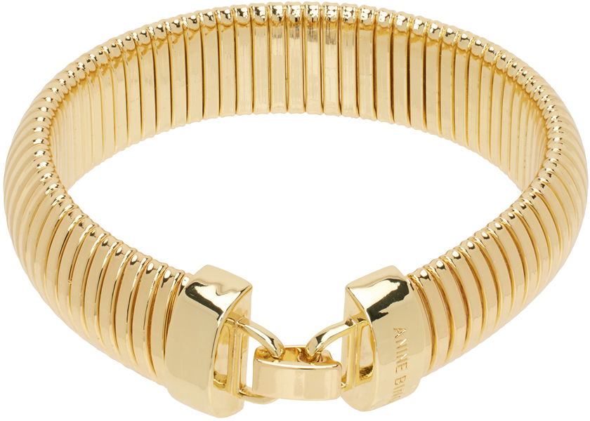 Ogrlica Anine Bing Coil Chain Bracelet Kovinski | A-15-1550-920A, 1