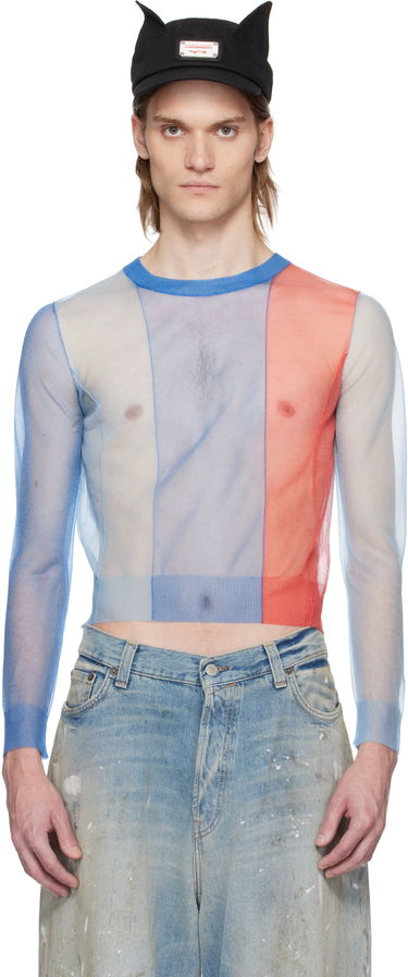 Pleteni pulover Charles Jeffrey Loverboy Charles Jeffrey LOVERBOY Sheer Panelled Sweater Večbarvna | 54091201, 0