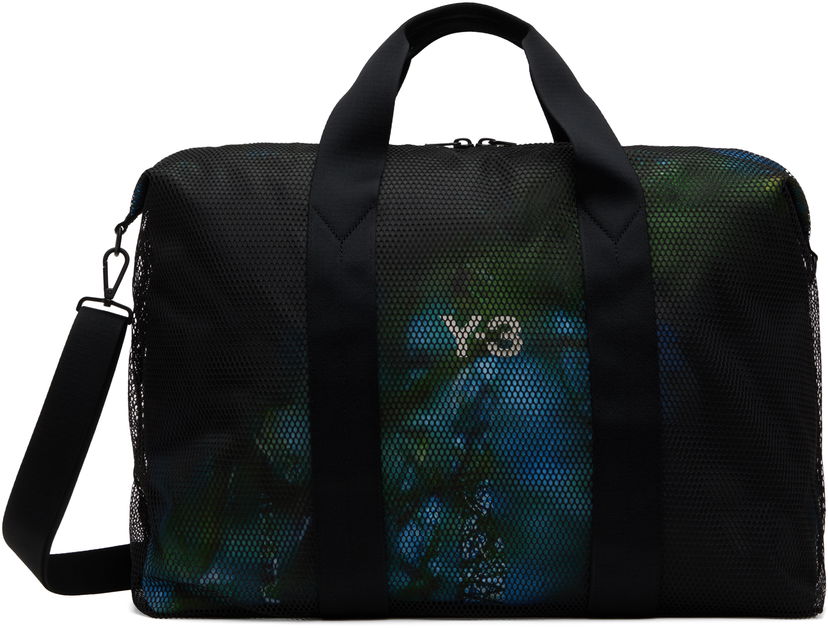 Potovalna torba Y-3 Y-3 Mesh Weekender Duffle Bag Črna | JD2884