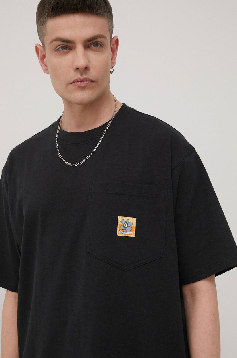 Majica Converse Converse Floral Pocket T-Shirt Črna | 10022931.A01