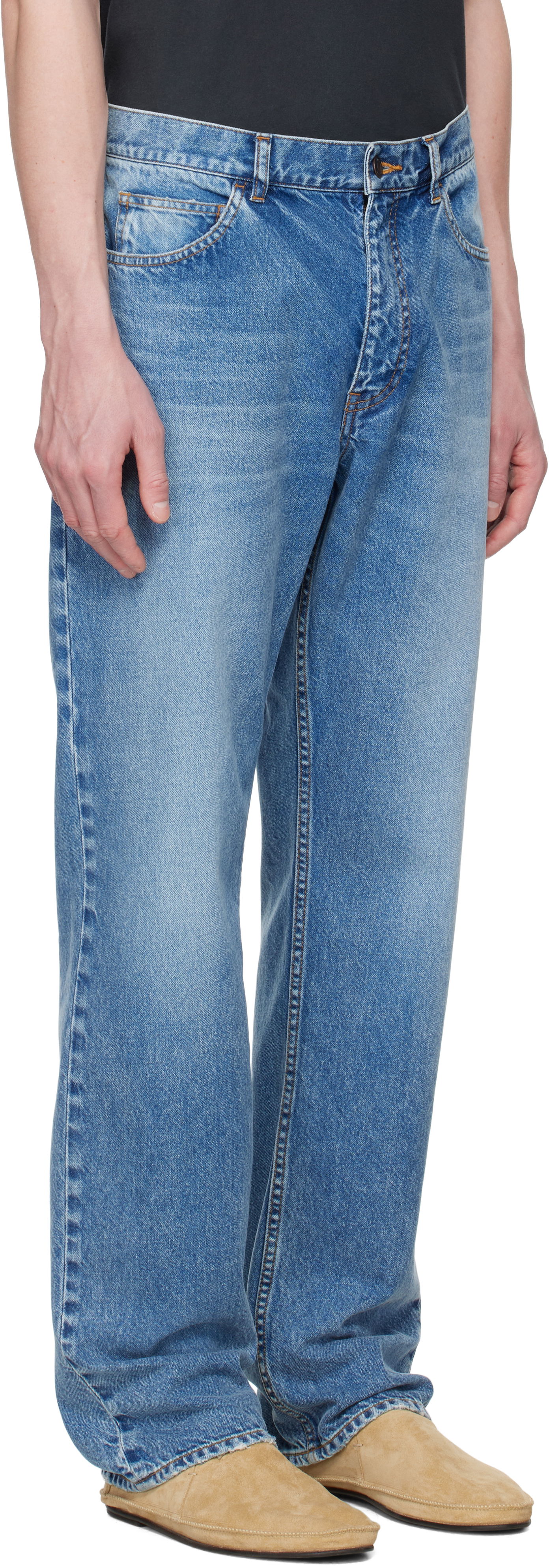 Kavbojke The Row The Row Fred Jeans Modra | 619-W3932, 1