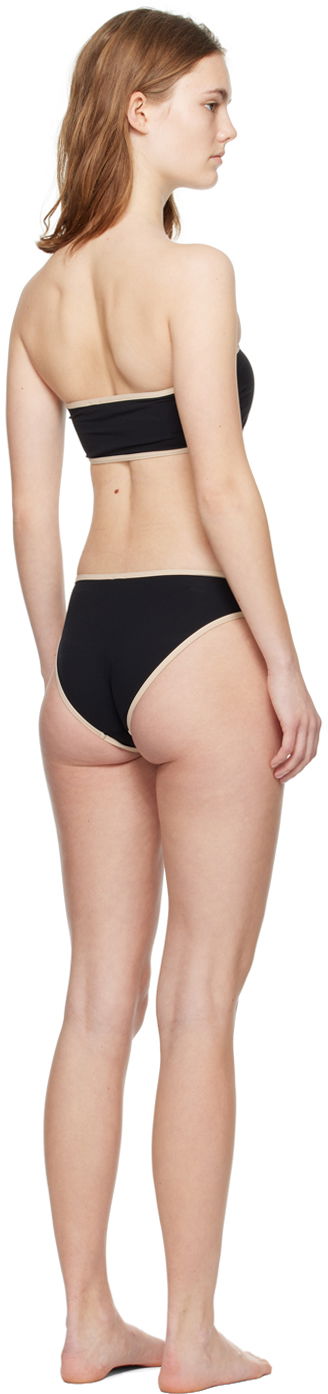 Kopalke TOTEME Edge Bandeau Bikini Top Črna | 241-WSW1041/WSW1040-FB0097, 2