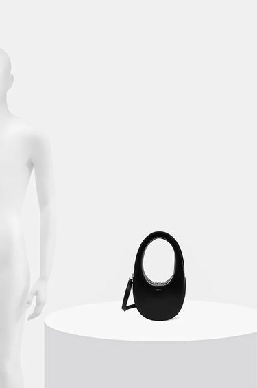 Torba za čez ramo Coperni Mini Swipe Crossbody Bag Črna | COPBA38BIS405, 5