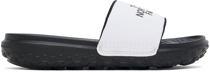 Superge in čevlji The North Face White & Black Never Stop Cush Slides Bela | NF0A8A90, 0