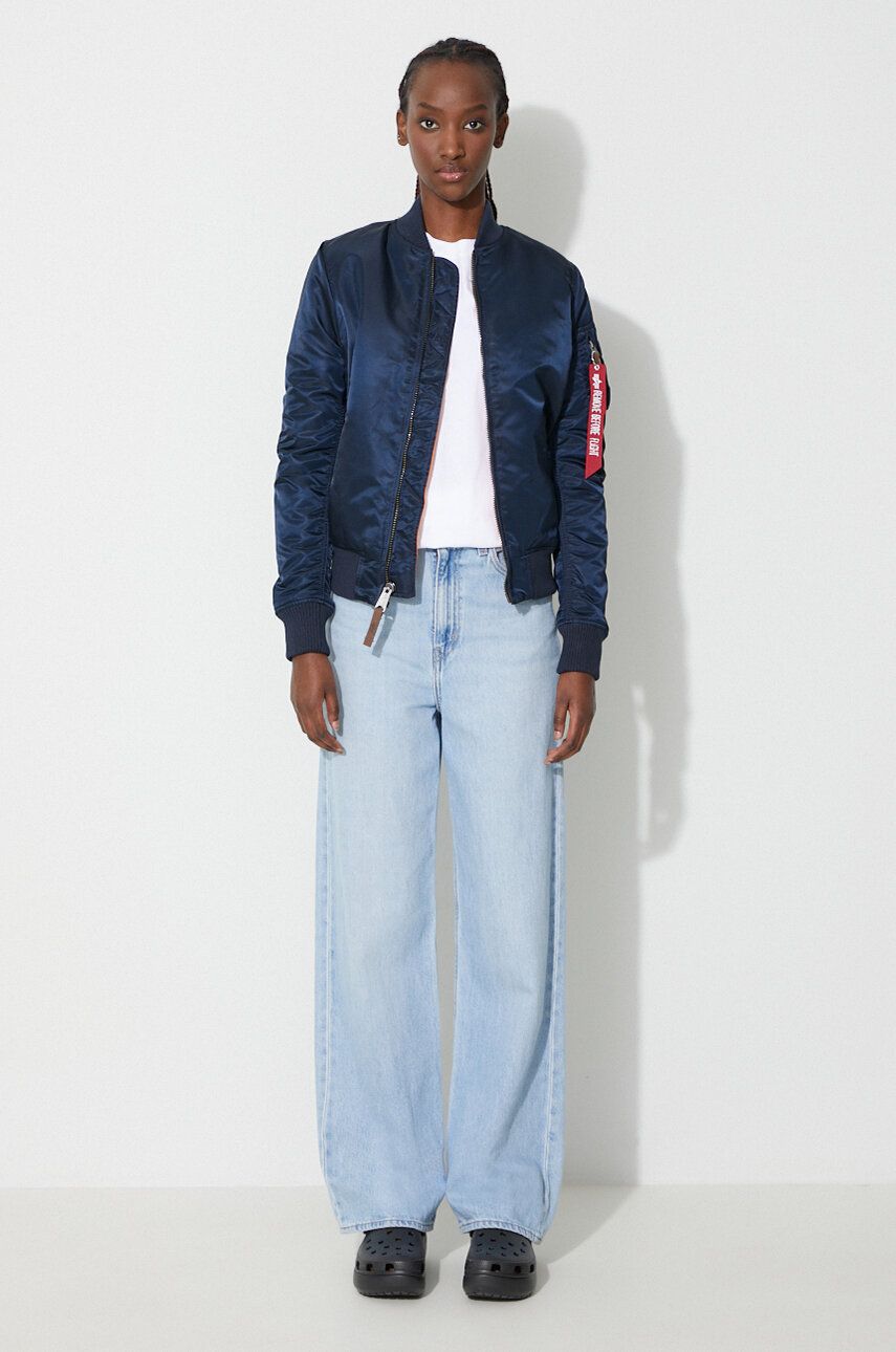 Bomber jakna Alpha Industries Bomber Jacket Modra | 133009.07, 1