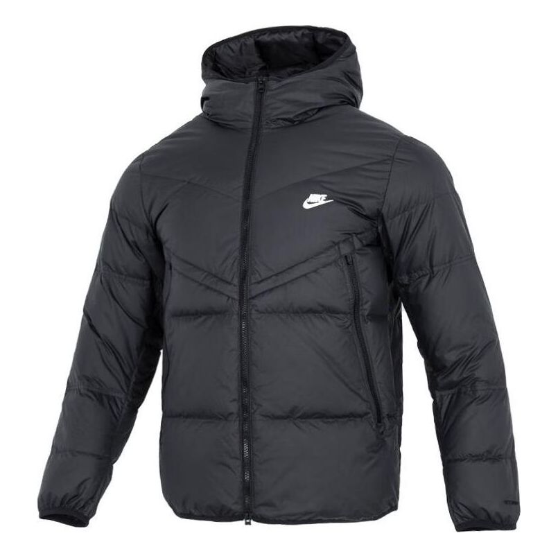 Puhovka Nike Hooded Puffer Jacket Črna | DV1132-010