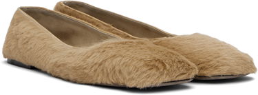 Oblačila The Row The Row Square Toe Ballerina Flats Bež | F1598-L316, 3