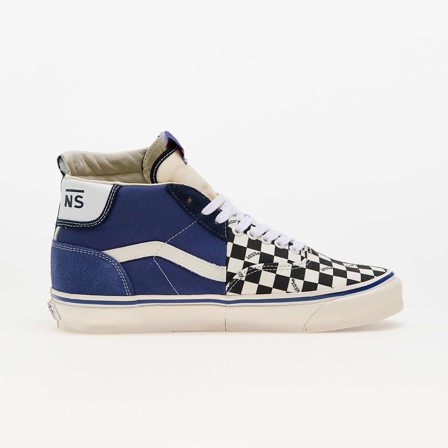 Superge in čevlji Vans Clash The Wall LX Suede/Canvas Black Checkerboard Mornarica | VN000CNKBKC1, 1